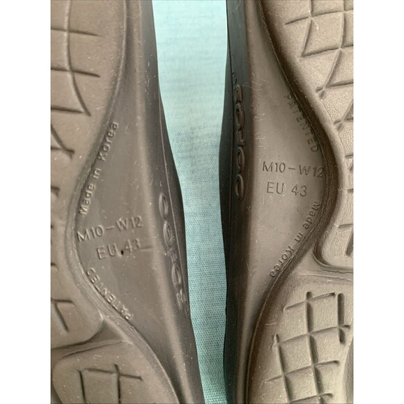 OOfos OOah Unisex Men 10 Women 12 Black Sport Recovery Slide Flip Flop Sandal - Picture 7 of 8